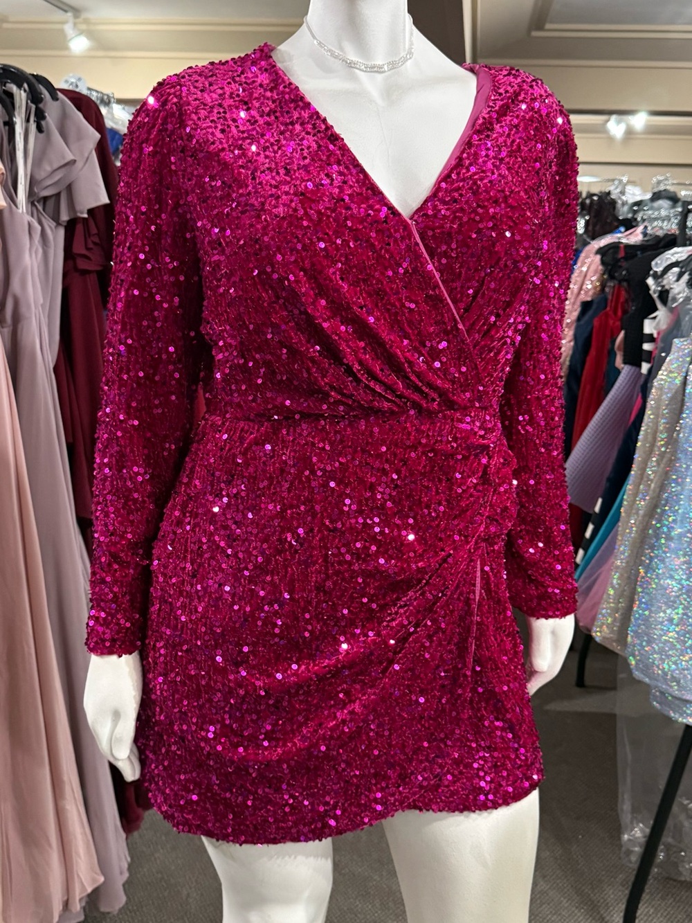 Plus Size Sequin Dress